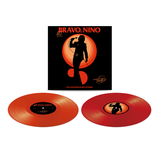 Bravo, Nino. Las Canciones de Una Leyenda. 80 Aniversario - Vinilo (Color Naranja y Rojo Transparente 2LP)
