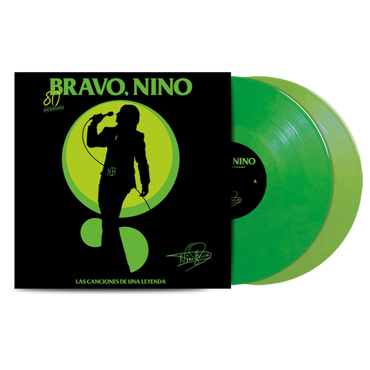 Bravo, Nino. Las Canciones de Una Leyenda. 80 Aniversario - Vinilo (Edición Limitada Color Verde Vivo y Verde Flúor 2LP)