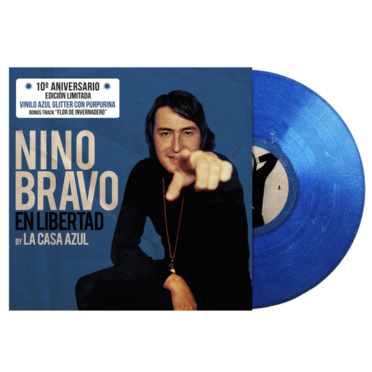 En Libertad (By La Casa Azul) (Edición 10º Aniversario) - Vinilo (Color Azul Transparente Glitter con Purpurina)