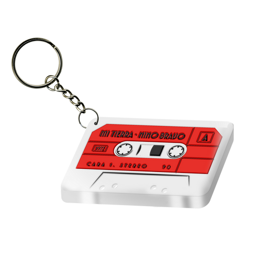 Llavero Cassette "Mi Tierra"