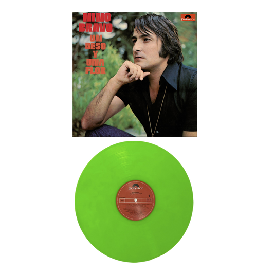Un Beso Y Una Flor - Vinilo (Color Verde)