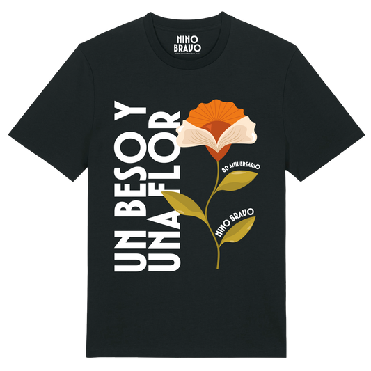 Camiseta "Un Beso Y Una Flor"