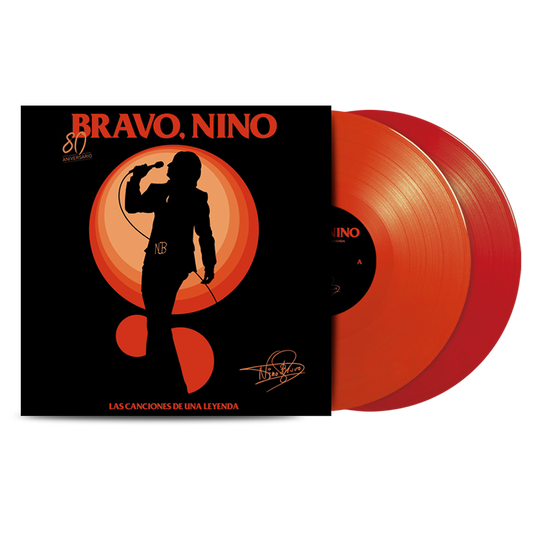 Bravo, Nino. Las Canciones de Una Leyenda. 80 Aniversario - Vinilo (Color Naranja y Rojo Transparente 2LP)