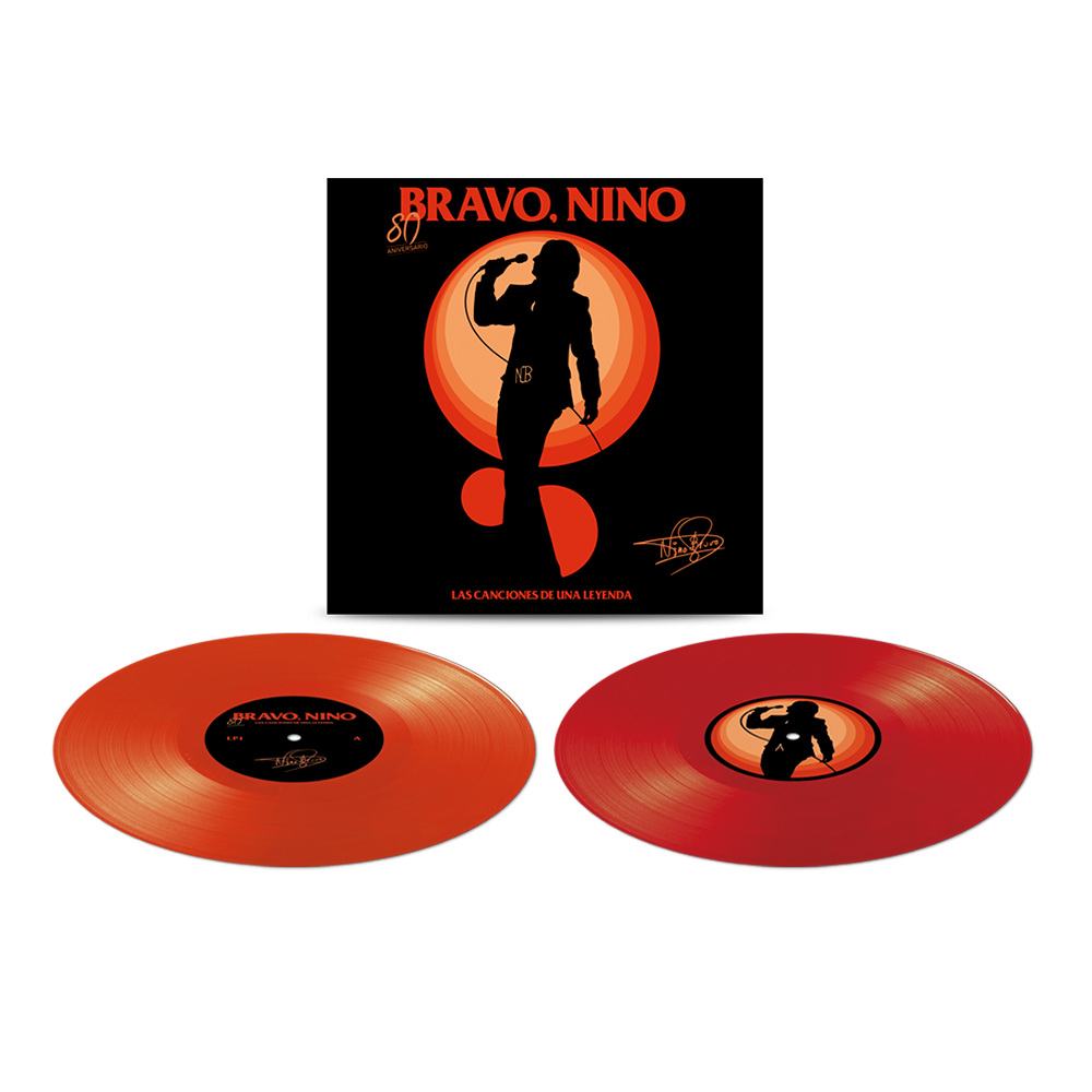 Bravo, Nino. Las Canciones de Una Leyenda. 80 Aniversario - Vinilo (Color Naranja y Rojo Transparente 2LP)