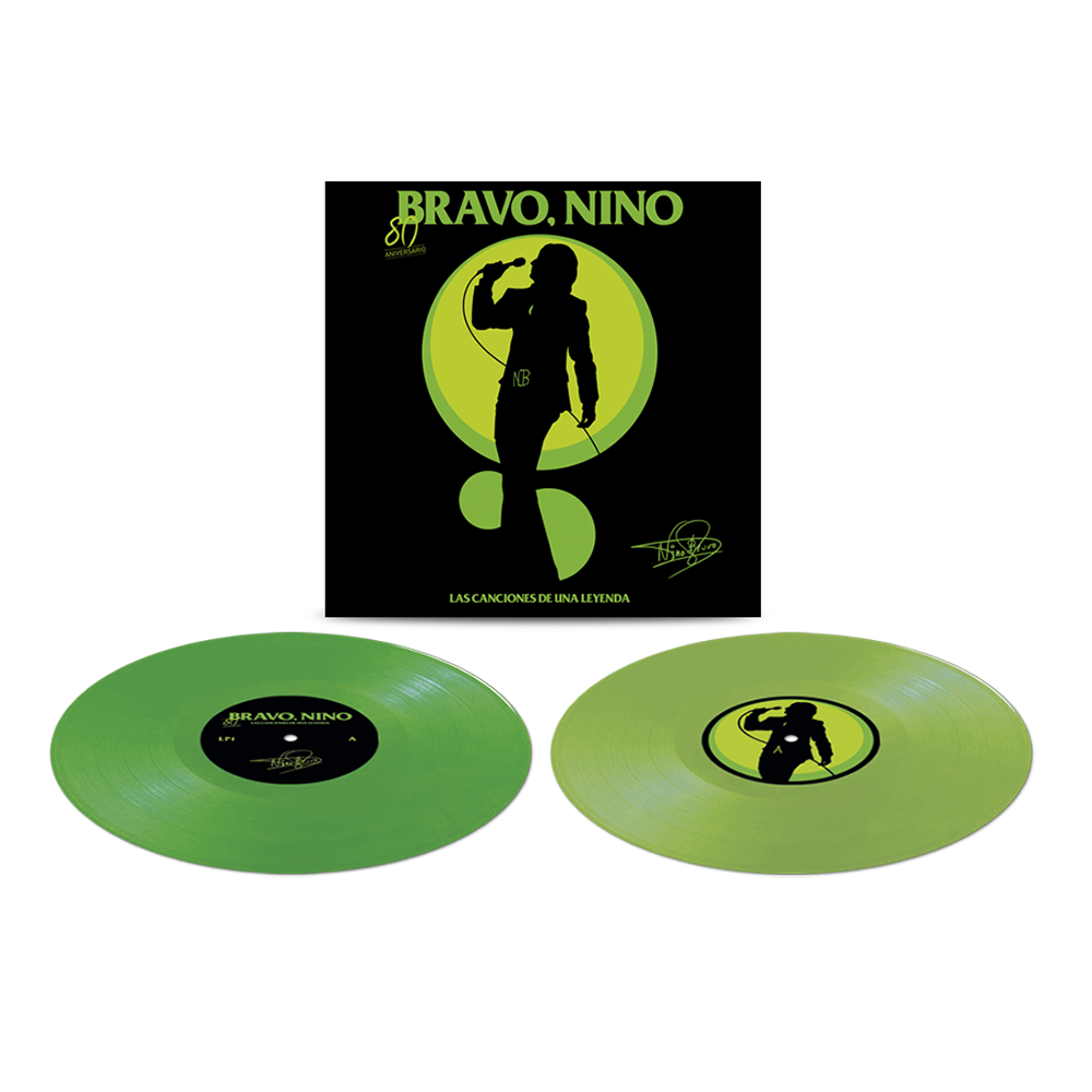 Bravo, Nino. Las Canciones de Una Leyenda. 80 Aniversario - Vinilo (Edición Limitada Color Verde Vivo y Verde Flúor 2LP)
